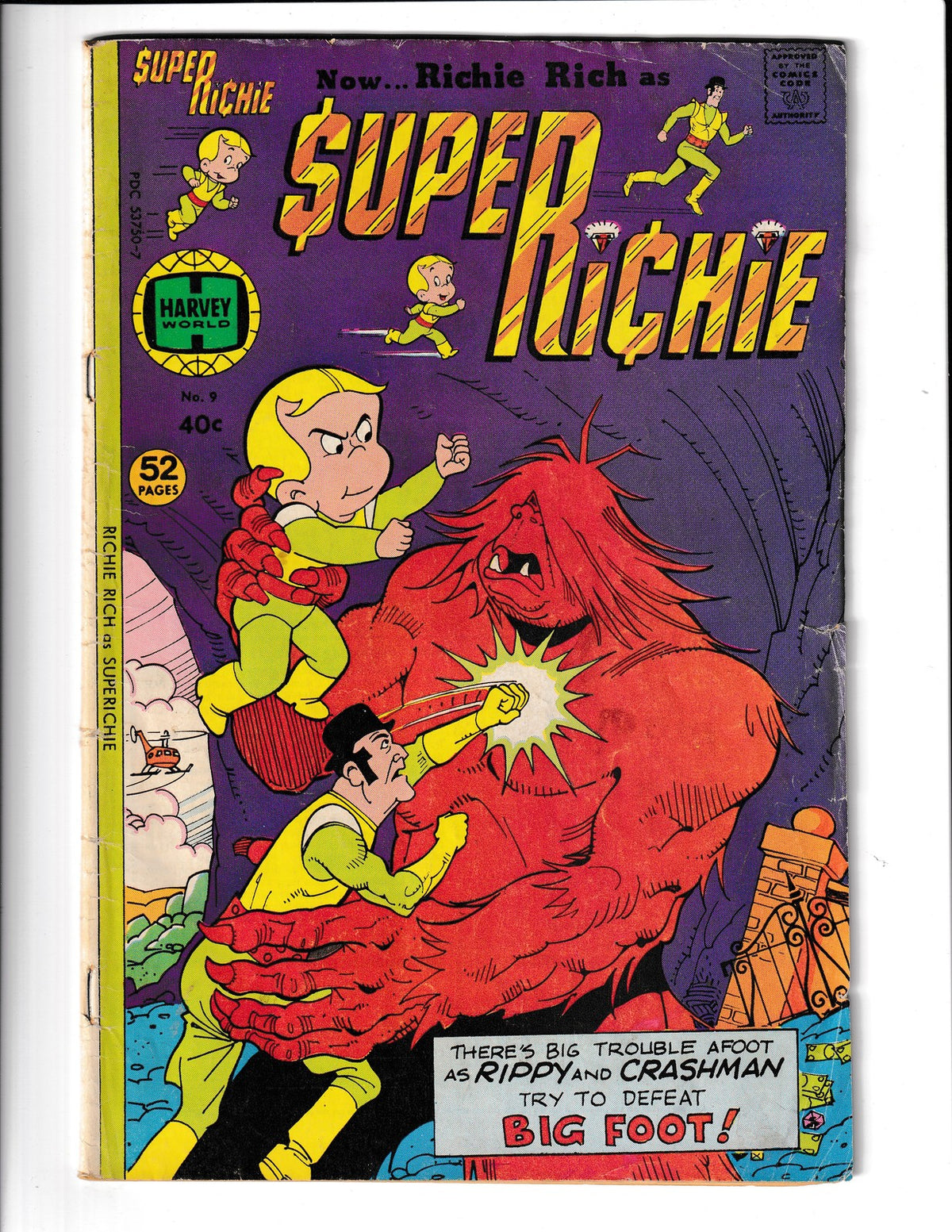Superichie #9 (1977) Harvey Comics