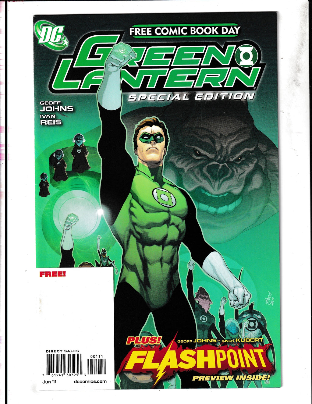 Green Lantern: Special Edition #1 (2011) Free Comic Book Day DC Comics