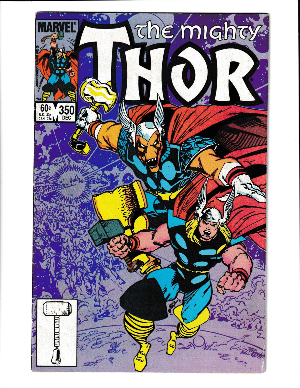Thor #350 (1984) Mighty Thor Marvel Comics