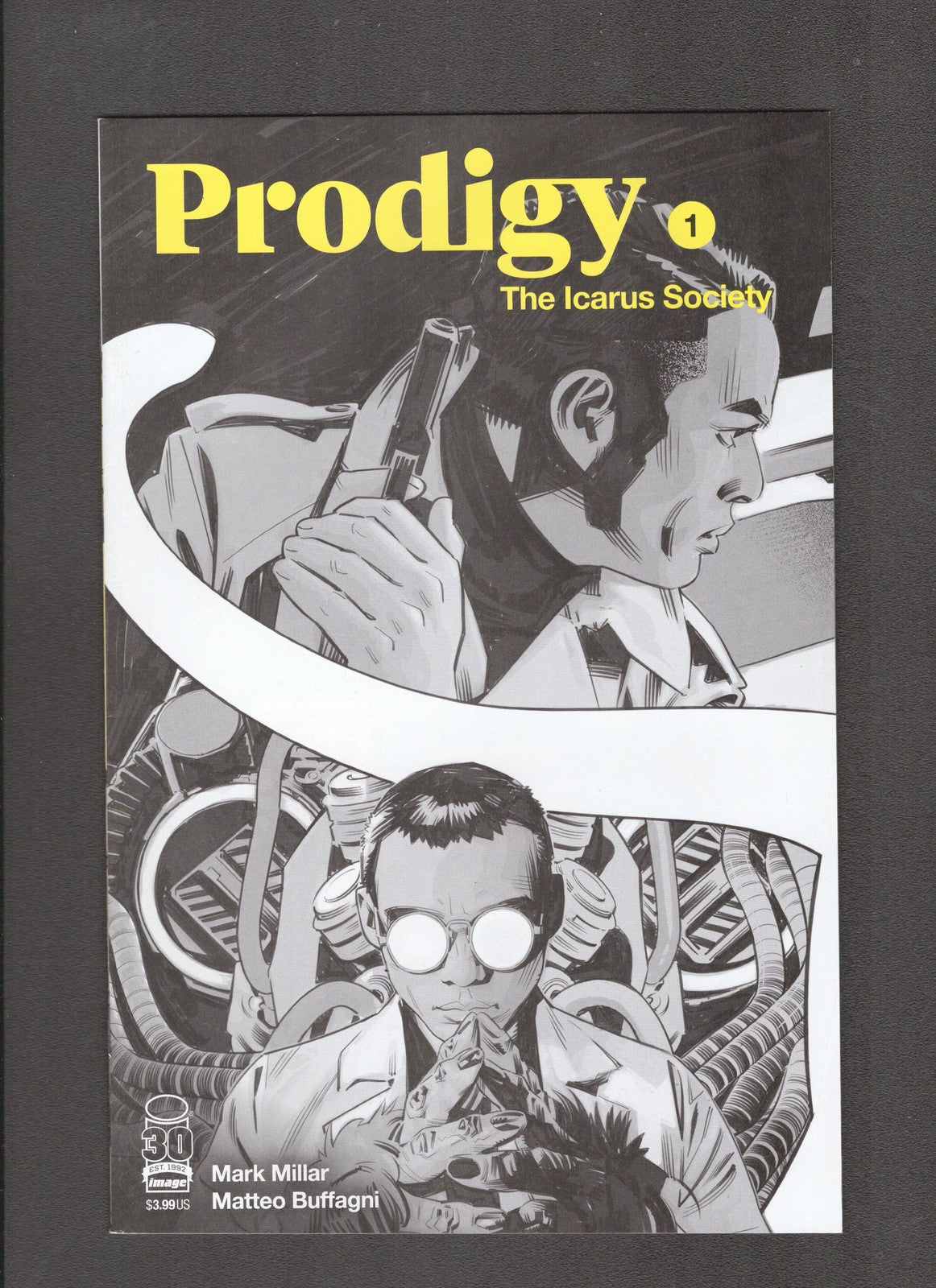 Prodigy The Icarus Society #1B (2022) Matteo Buffagni Black & White Image Comics