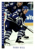 1993-94 Score Canadian #292 Todd Gill Hockey Toronto Maple Leafs