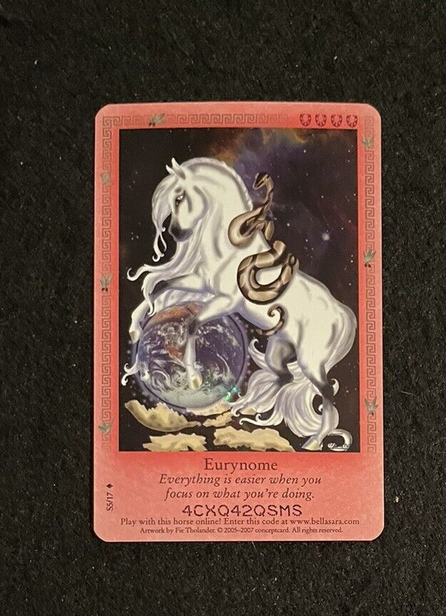 Bella Sara Ancient Lights- Eurynome S5/17 RARE Holo-Foil/Shiny (2007) HiddenCity