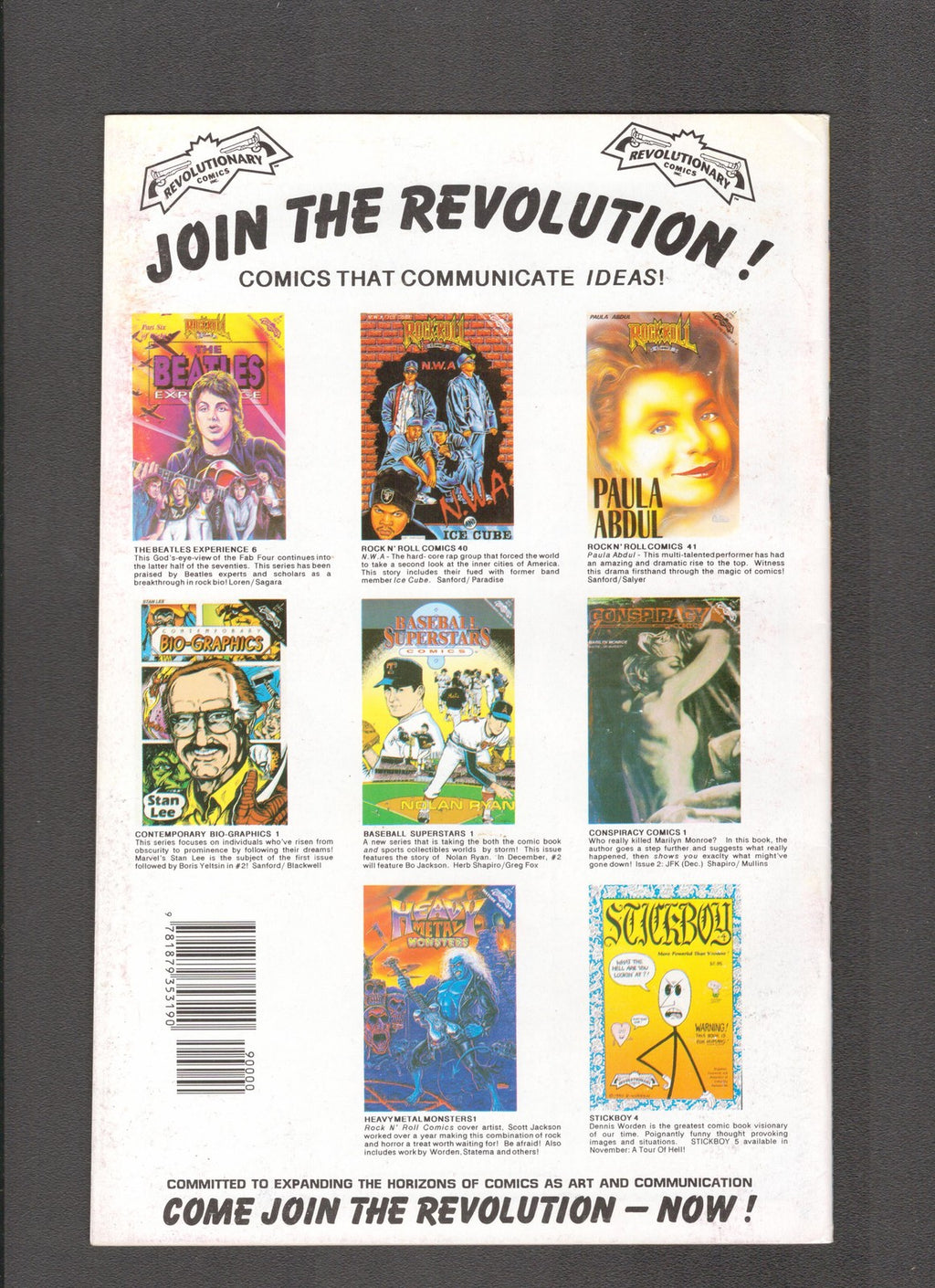 Beatles Experience #6 (1992) 1st Print Revolutionary Comics