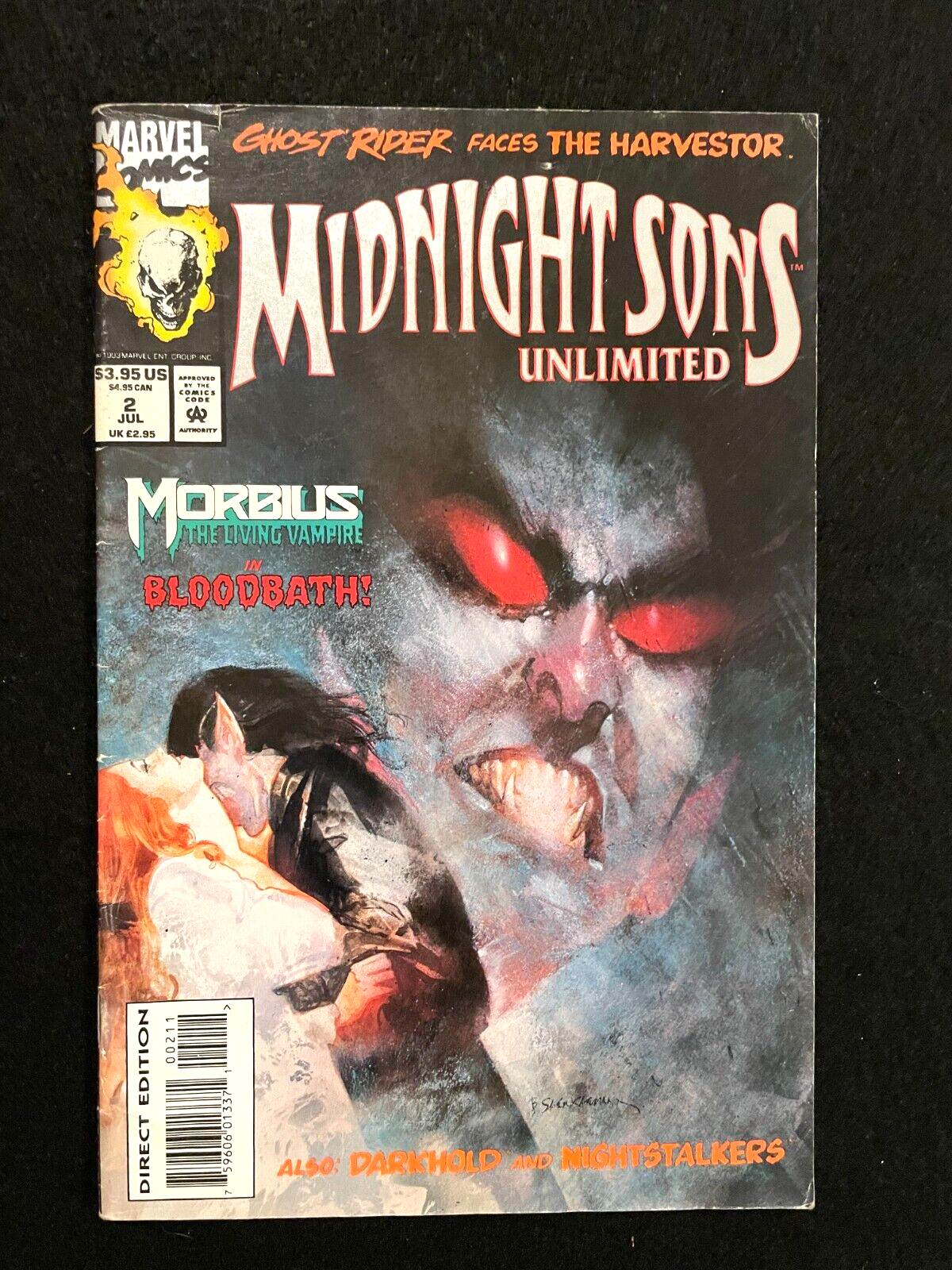 Midnight Sons Unlimited #2 1993 - Morbius