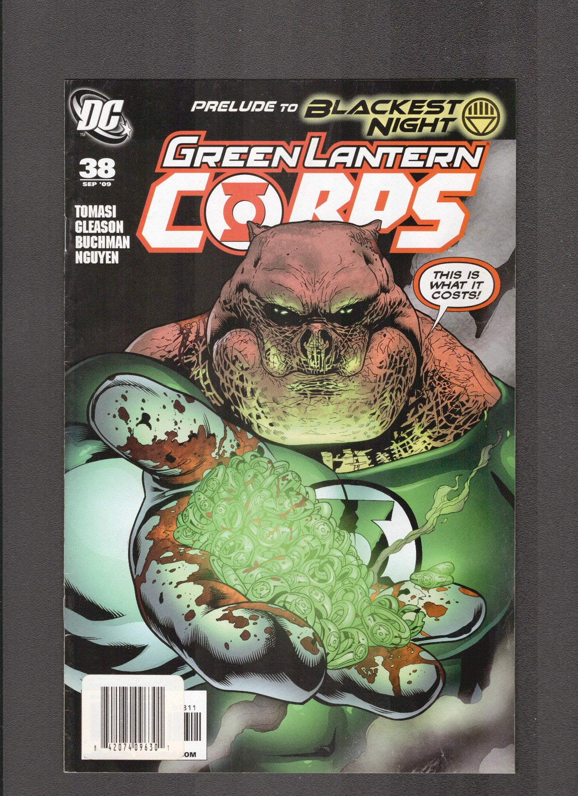 Green Lantern Corps #38 (2009) Gleason DC Comics