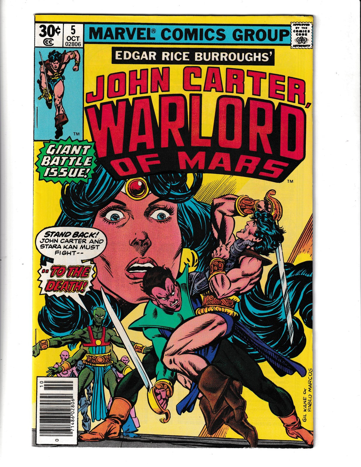 John Carter Warlord of Mars #5 (1977) Marvel Comics