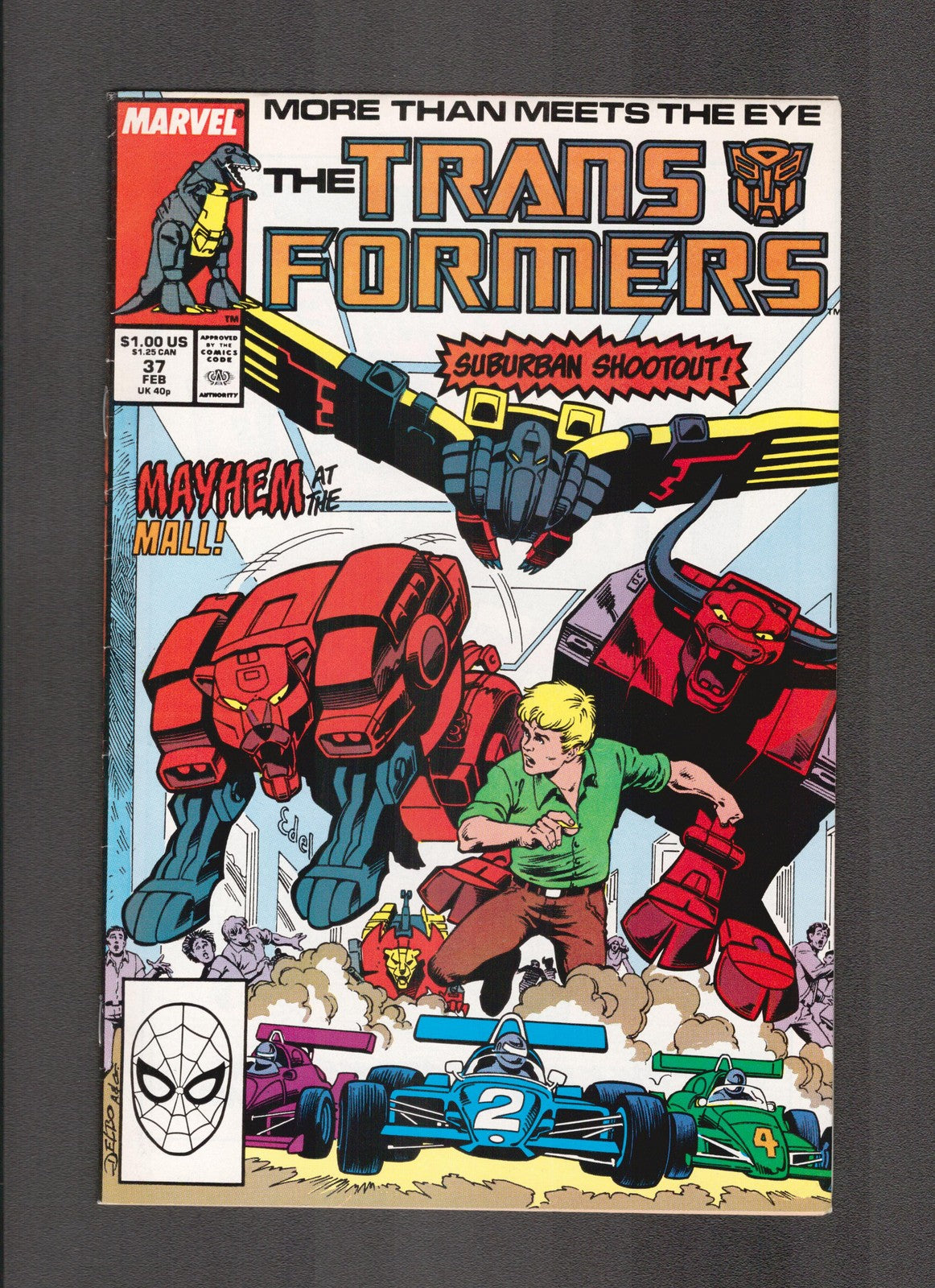 Transformers #37 (1988) Delbo Art Marvel Comics