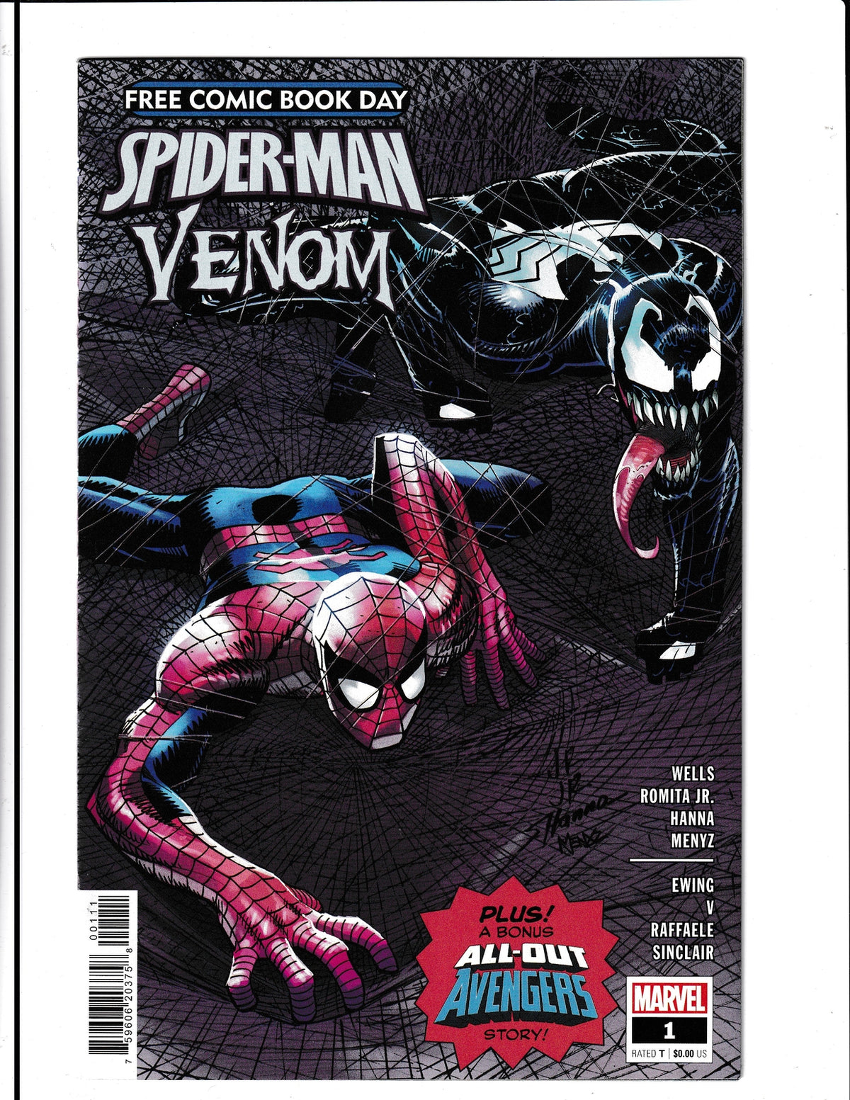 Spider-Man Venom FCBD #1 (2022) Marvel Comics