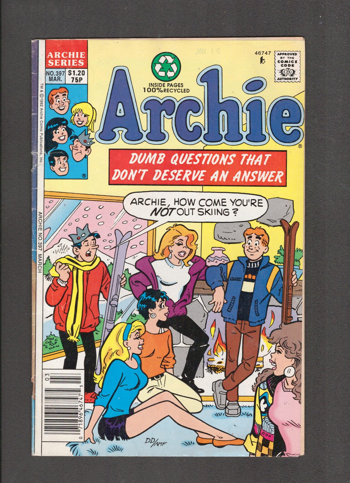 Archie #397 (1992) Archie Comics