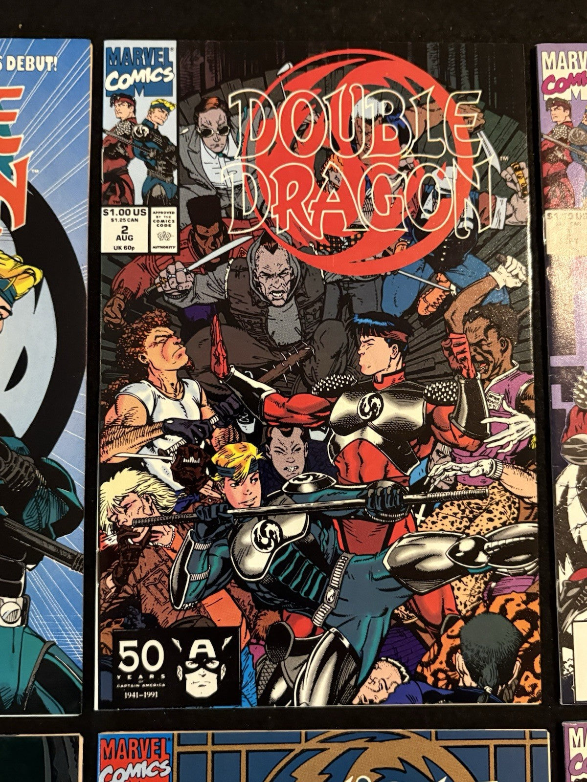 Double Dragon #1-6 (1991) Complete Series Set Marvel Comics