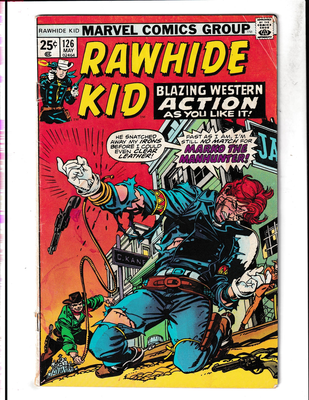 Rawhide Kid #126 (1975) Marvel Comics SKU:1848