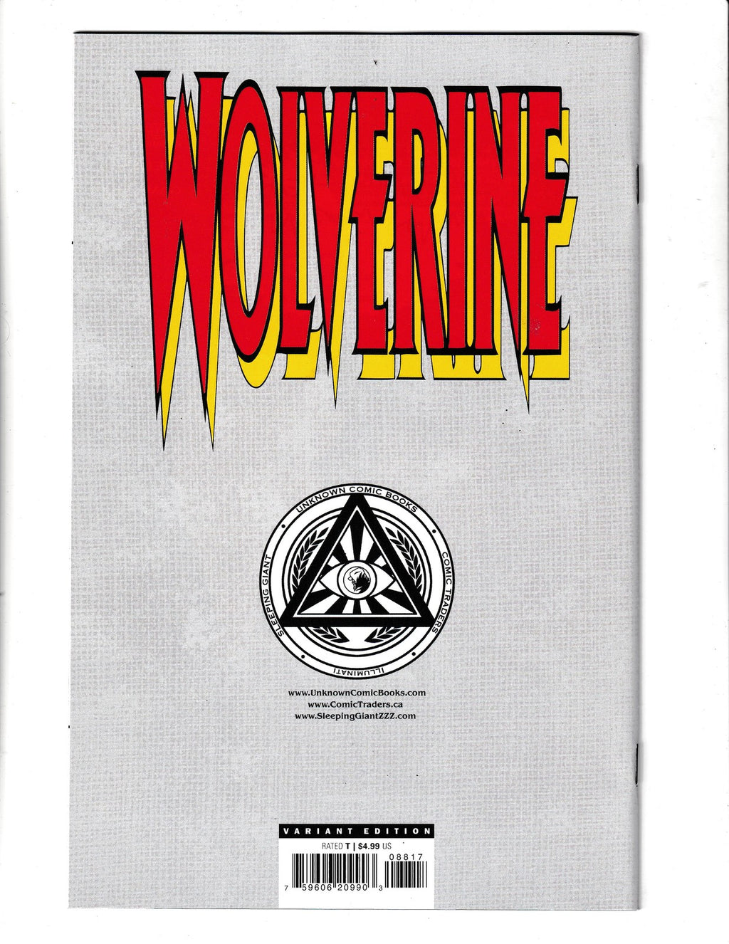 Wolverine #88 (2024) Unknown Exclusive Facsimile Marvel Comics