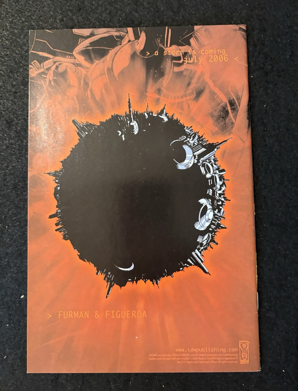 Transformers: Infiltration #1-6 (2006) Complete Series IDW Comics