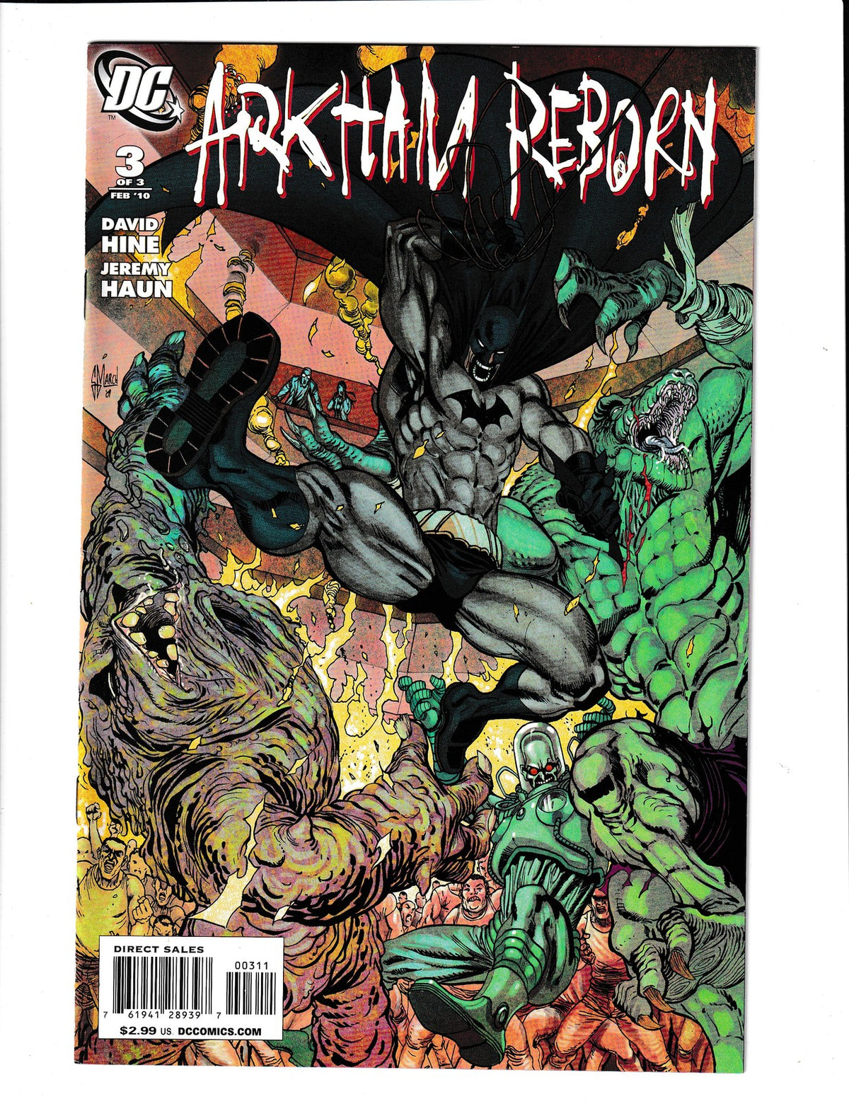 Arkham Reborn #3 (2010) 3 issue set Batman DC Comics
