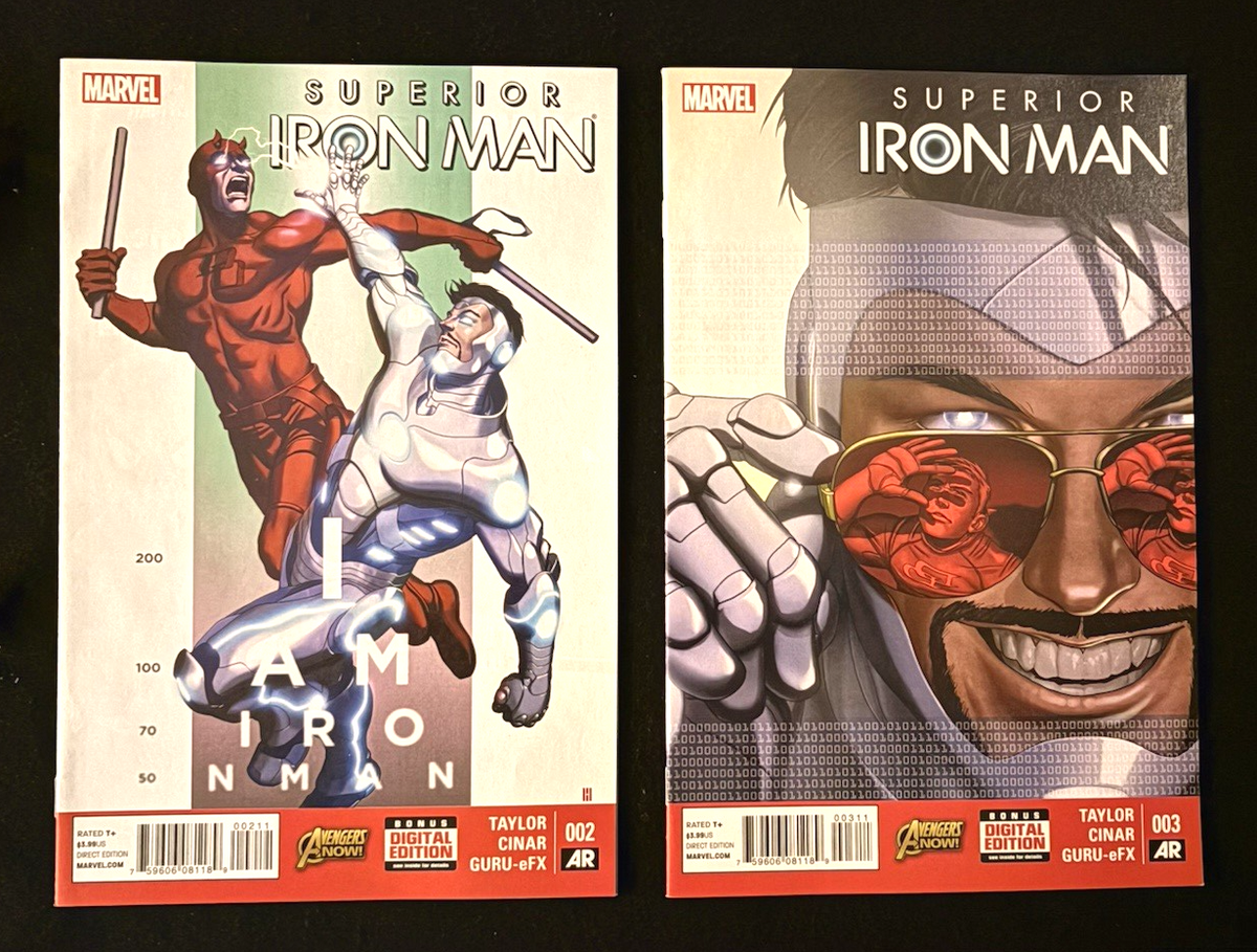 Superior Iron Man - Complete Set #1-9 (2015) Marvel Comics