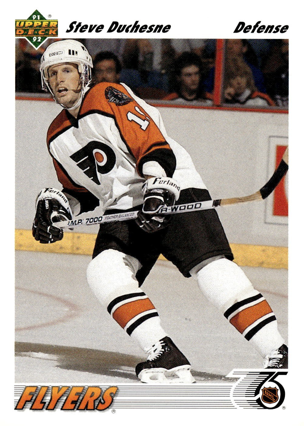 1991-92 Upper Deck #570 Steve Duchesne Hockey Philadelphia Flyers