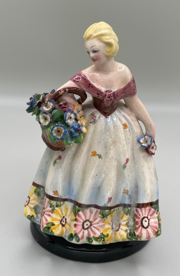Unknown artist - Lady with Bouquet
