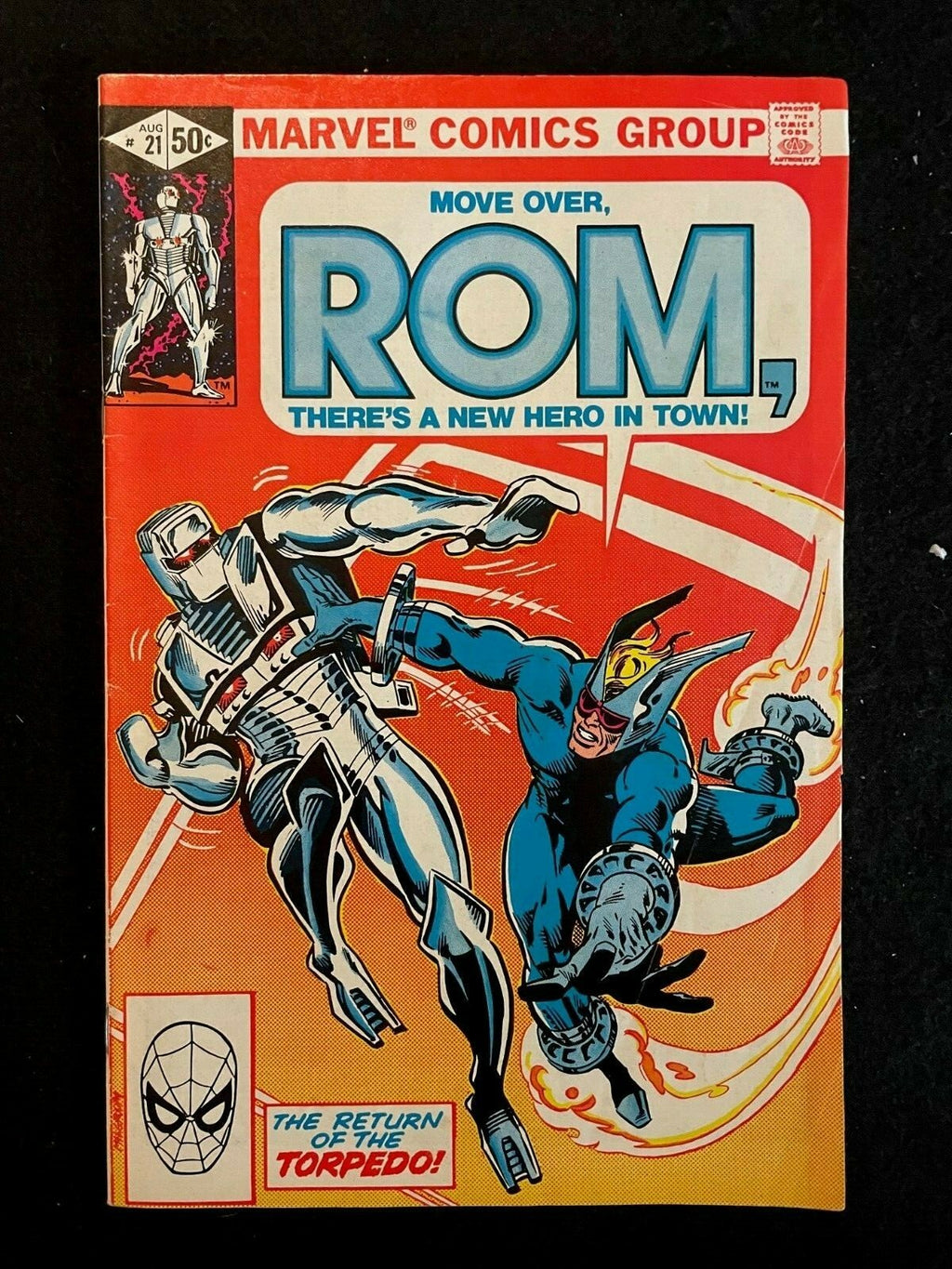ROM Spaceknight #21 MID/HIGH GRADE Bronze Age Marvel 1981