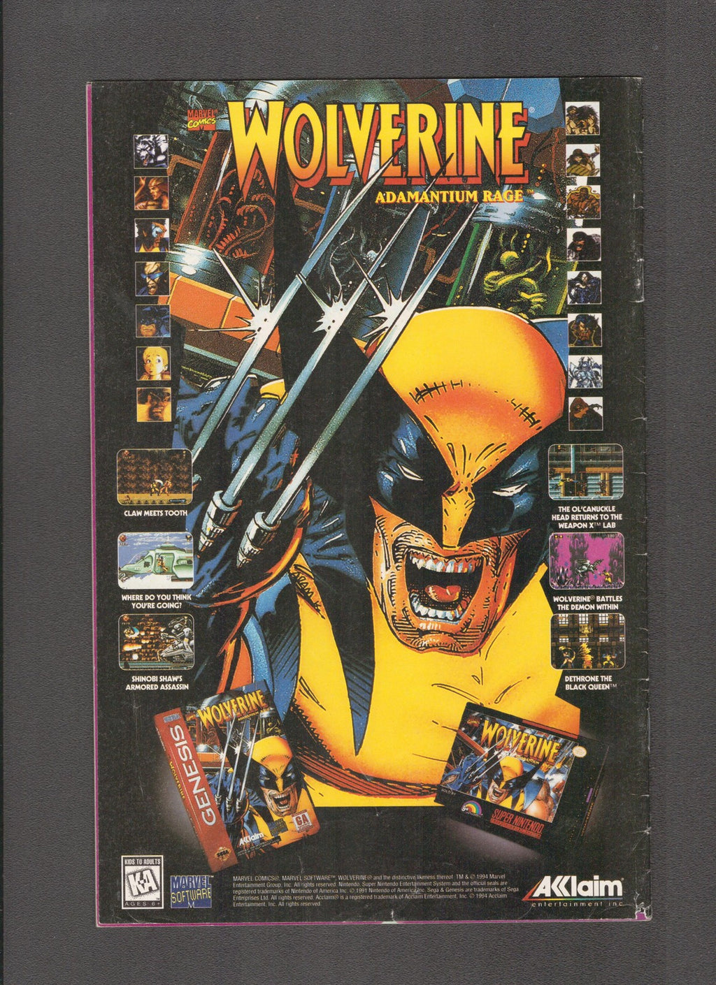 Mortal Kombat #1d (1994) Blood & Thunder Special Edition Malibu Comics
