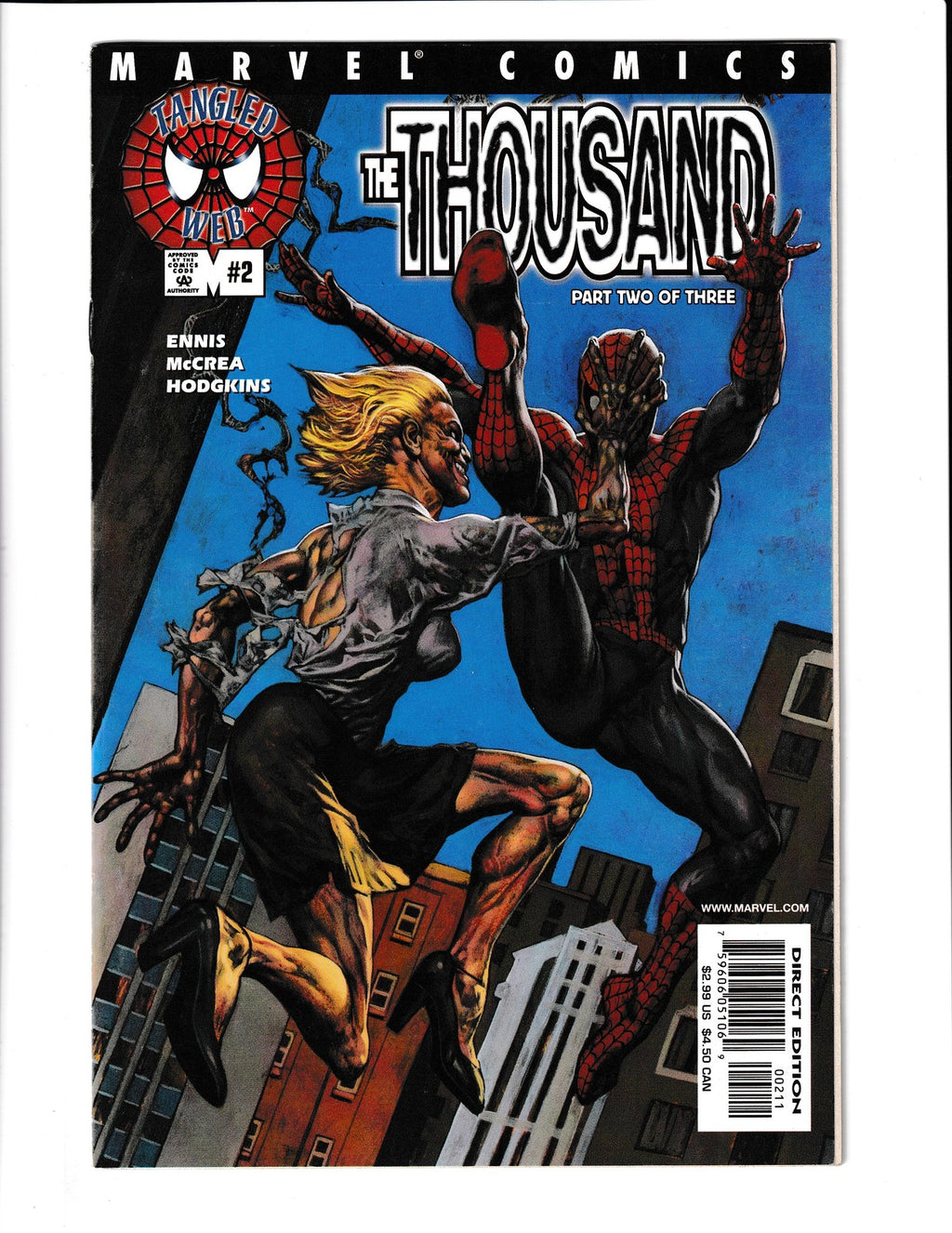 Tangled Web: The Thousand #2 (2001) Marvel Comics