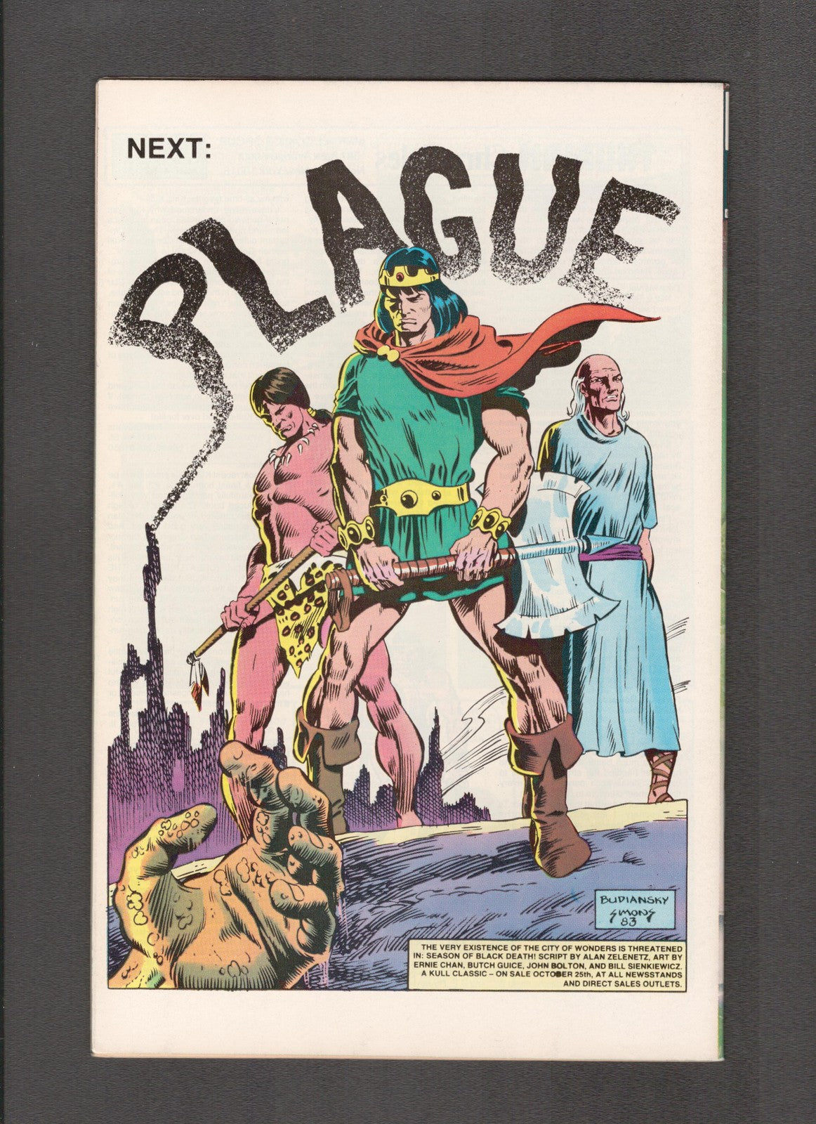Kull the Conqueror #3 (1983) John Buscema, Klaus Janson Marvel Comics