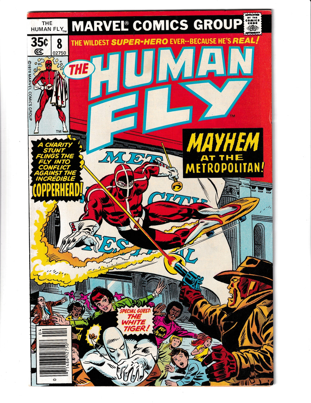 Human Fly #8 (1978) "Mayhem at Metro" Marvel Comics