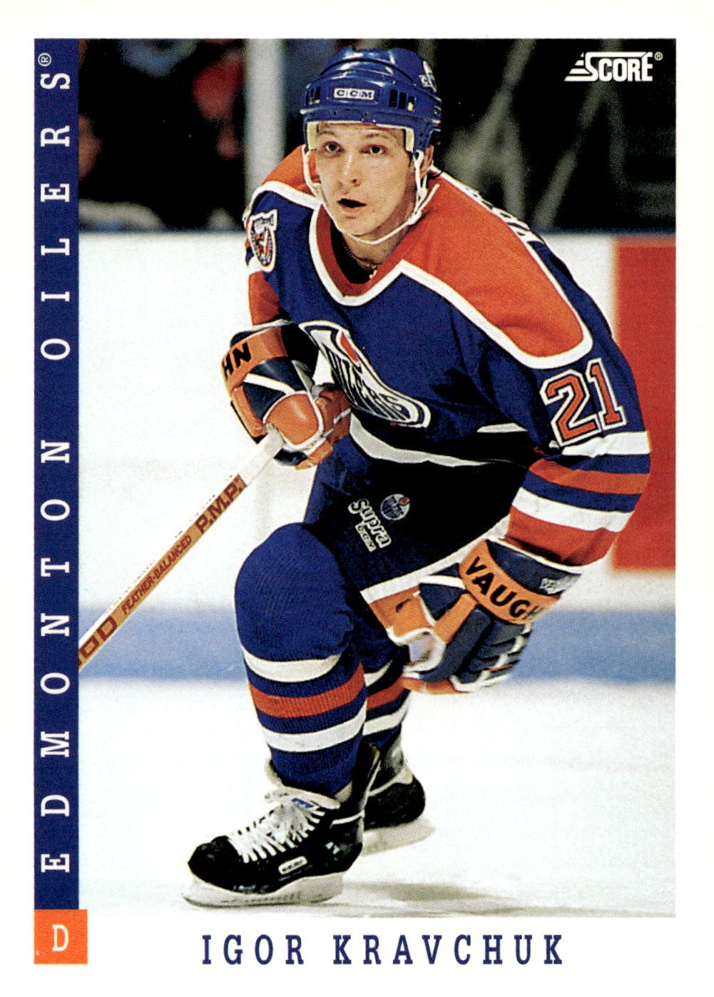 1993-94 Score #309 Igor Kravchuk Hockey Edmonton Oilers