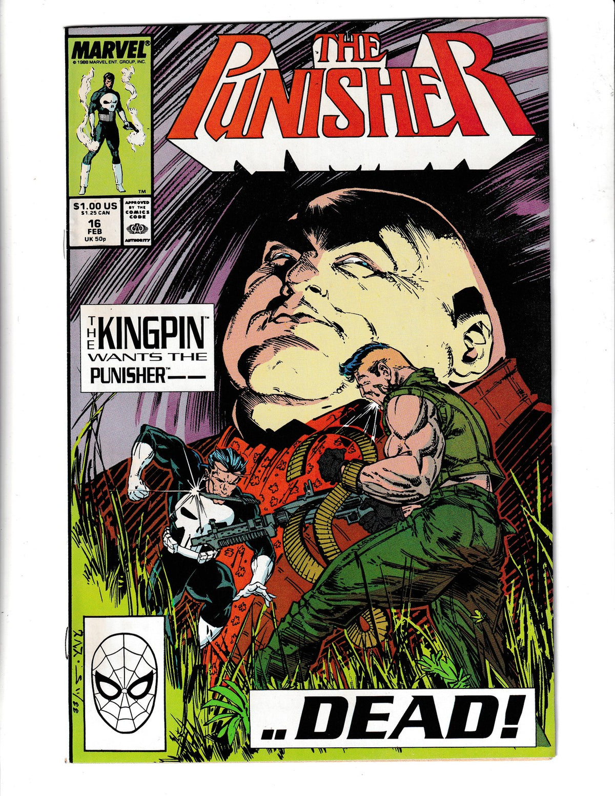 Punisher #16 (1989) Marvel Comics SKU:3054