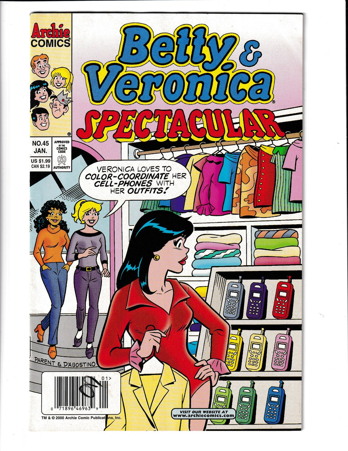 Betty and Veronica Spectacular #45 (2000) Archie Comics