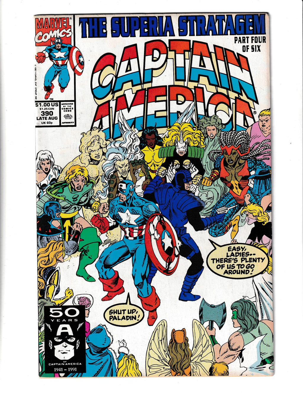 Captain America #390 (1991) Marvel Comics