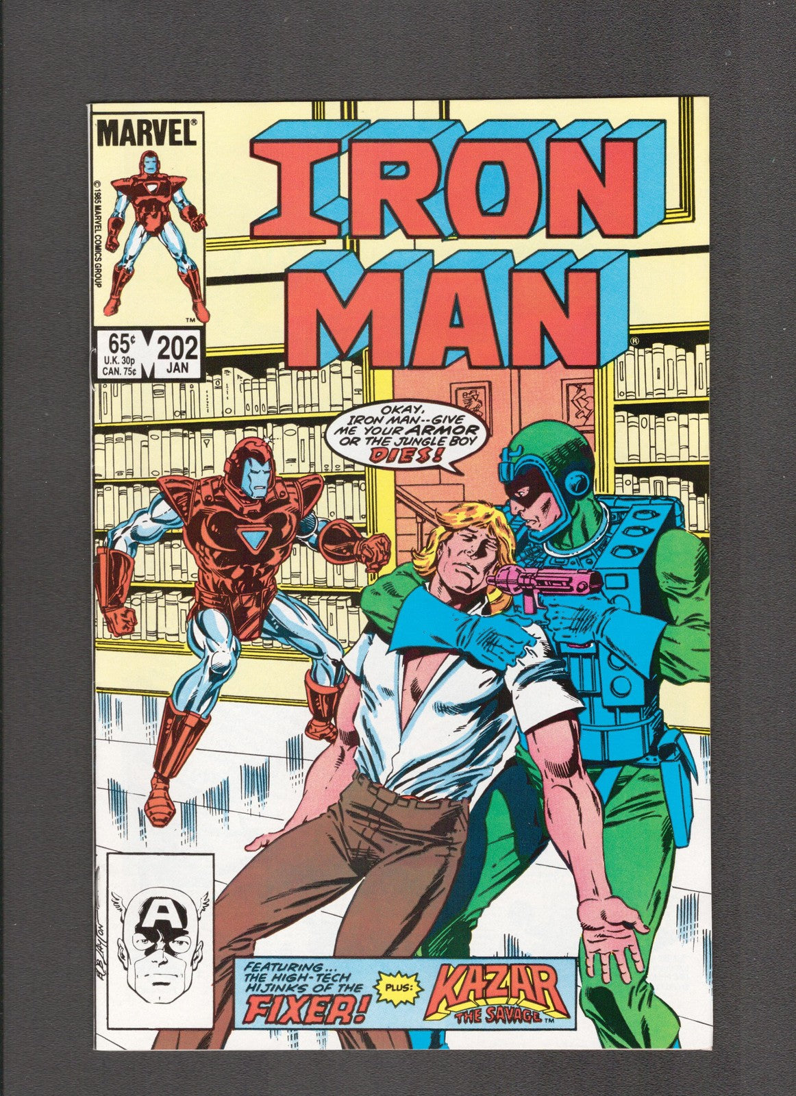 Iron Man #202 (1986) Bob Sharen - Higher Grade Marvel Comics