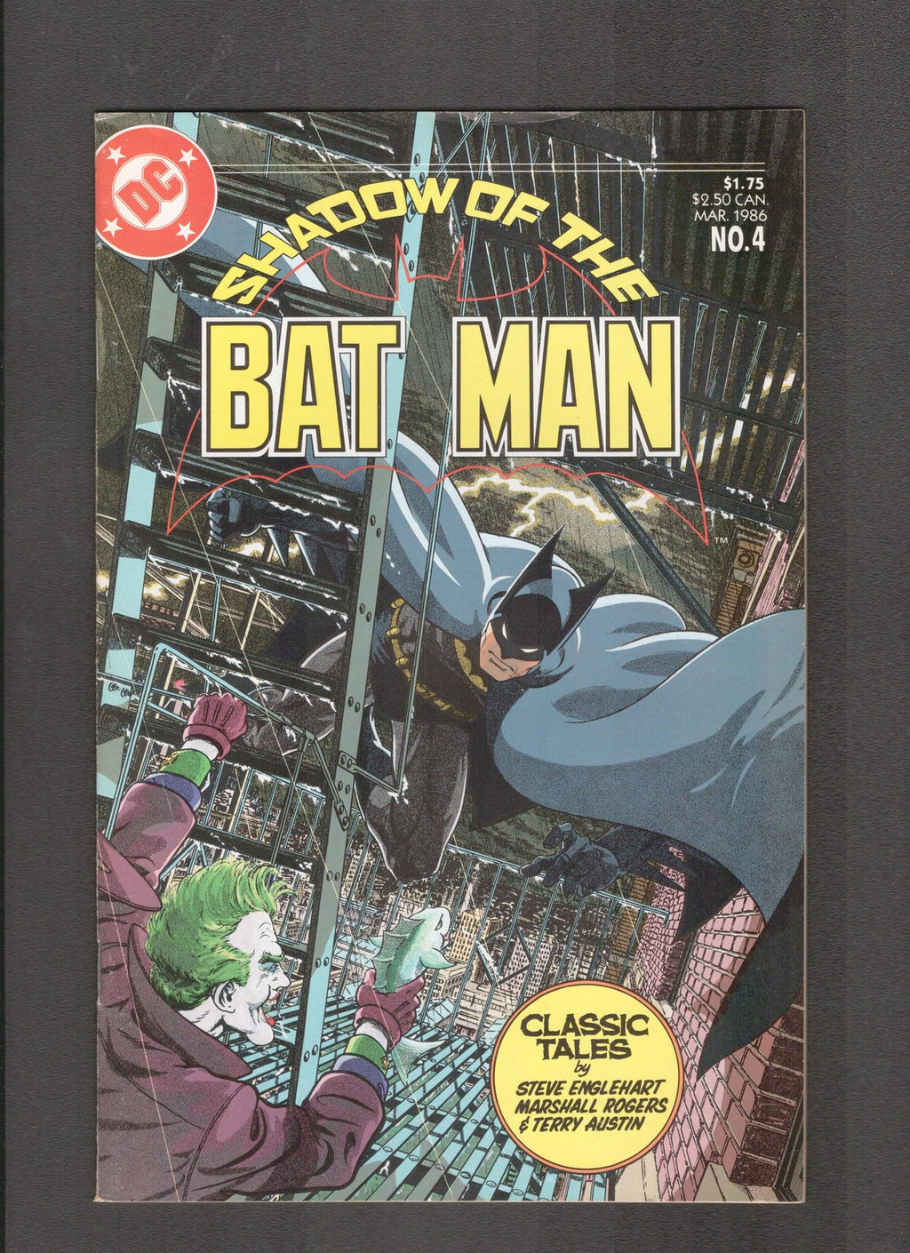 Shadow of the Bat-Man #4 (1986) DC Comics