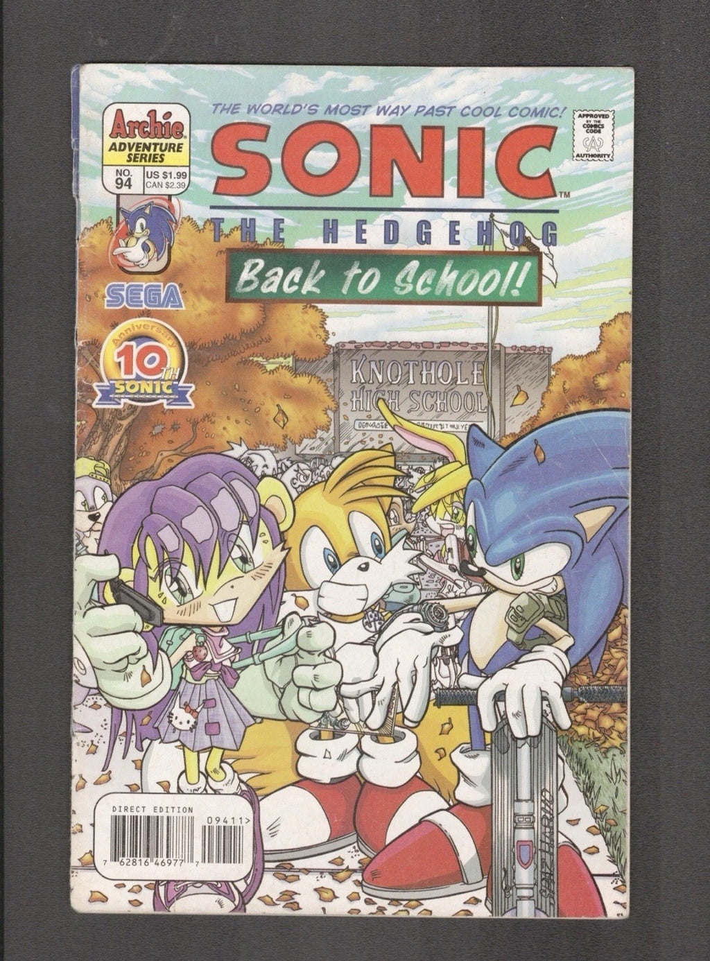 Sonic the Hedgehog #94 (2001) Low Print Run Archie Comics