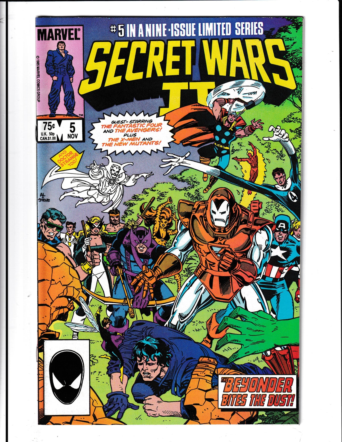 Secret Wars II #5 (1985) 1st Appearance Boom- Boom Marvel Comics