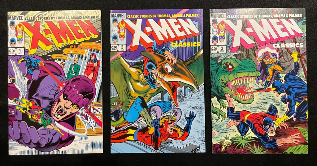 X-Men Classics - Complete Set of 3 - #1-3 (1983-84) Marvel Comics