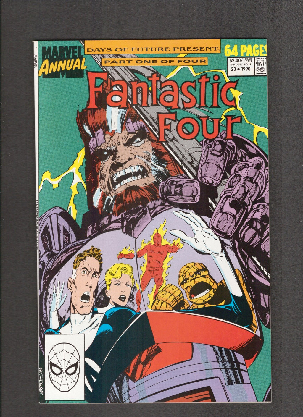 Fantastic Four Annual #23 (1990) John Byrne - 1st Ahab Marvel Comics