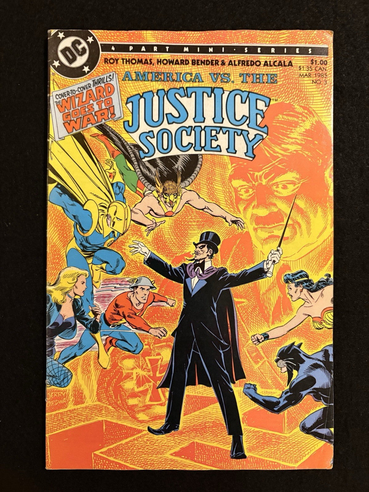 America vs. The Justice Society - Complete Set of Four #1-4 (1985) DC