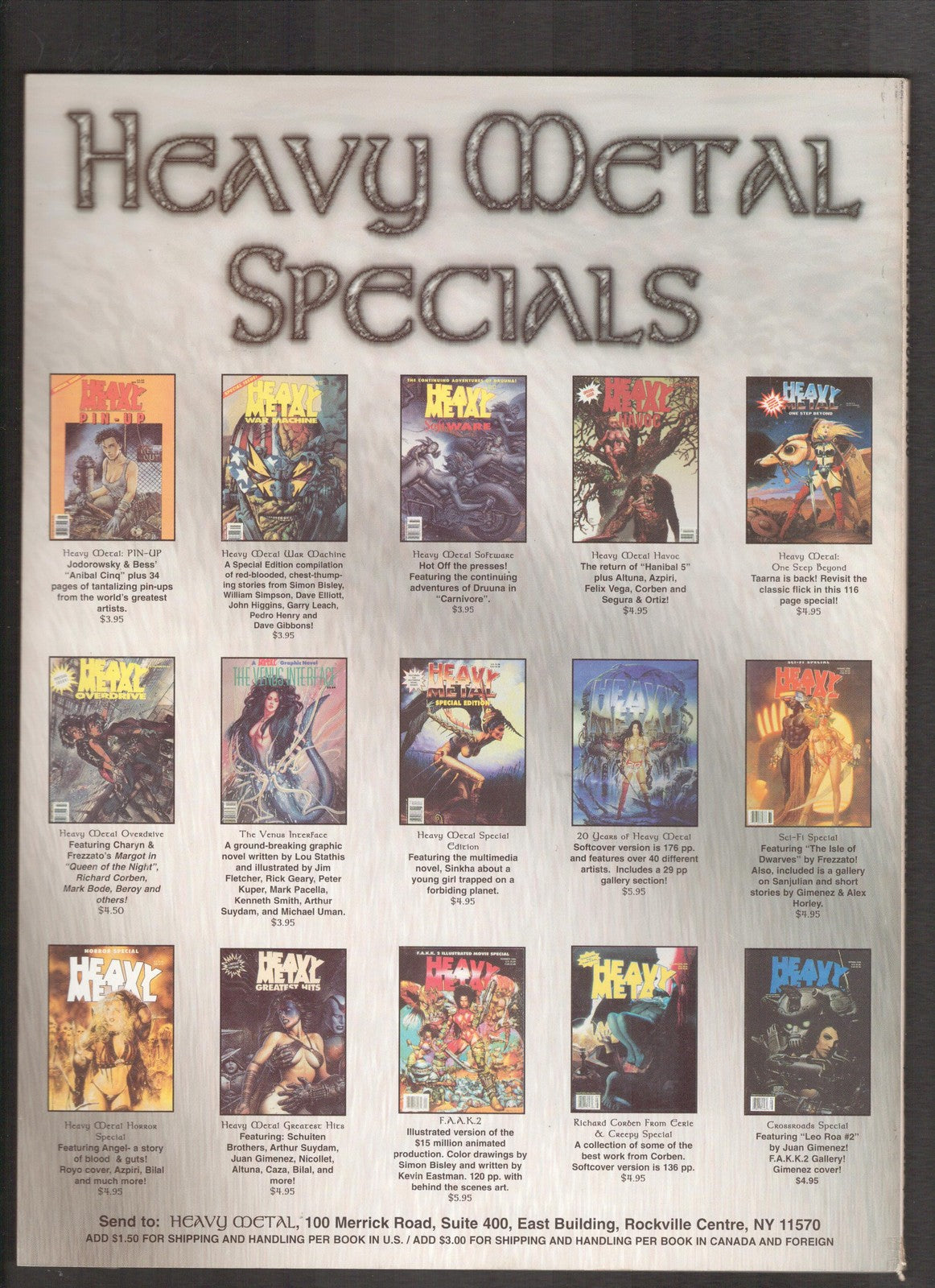 Heavy Metal #January (2000) Magazine  Comics