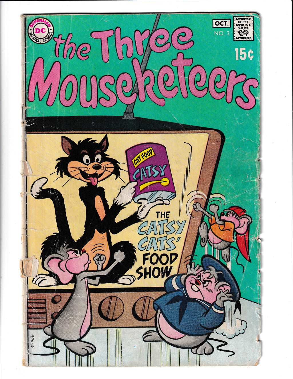 Three Mouseketeers #3 (1970) Low Grade DC Comics