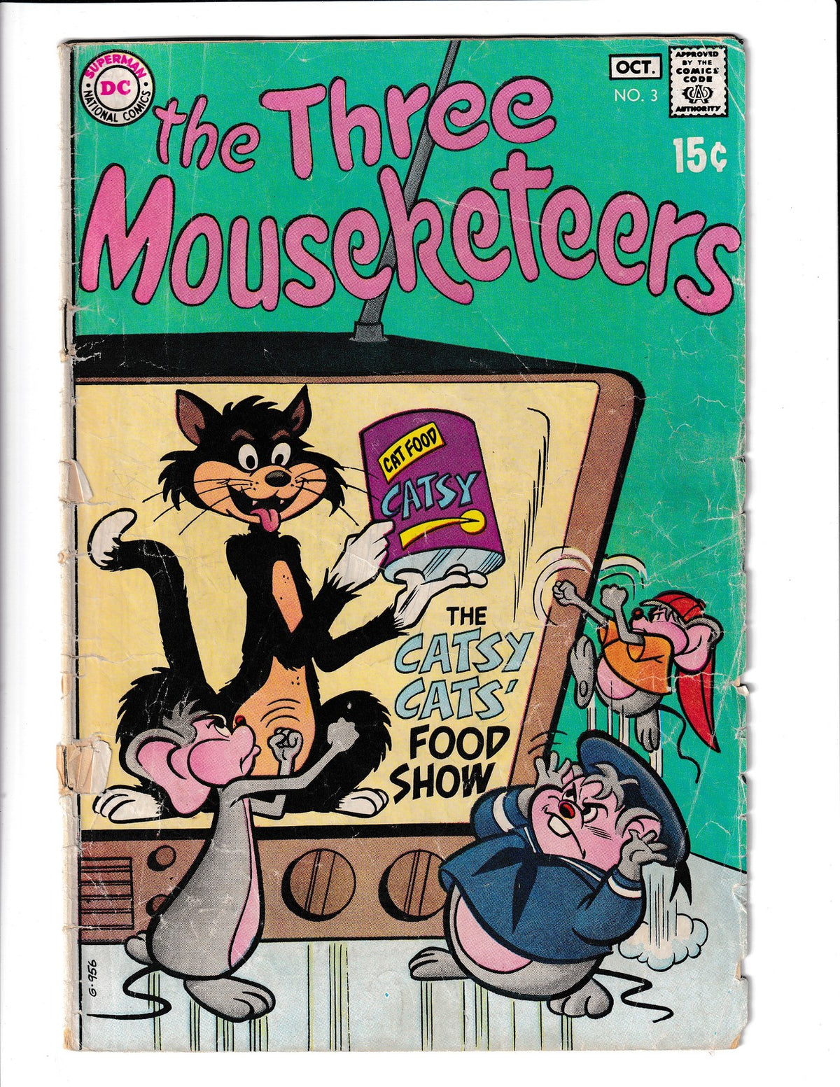 Three Mouseketeers #3 (1970) Low Grade DC Comics
