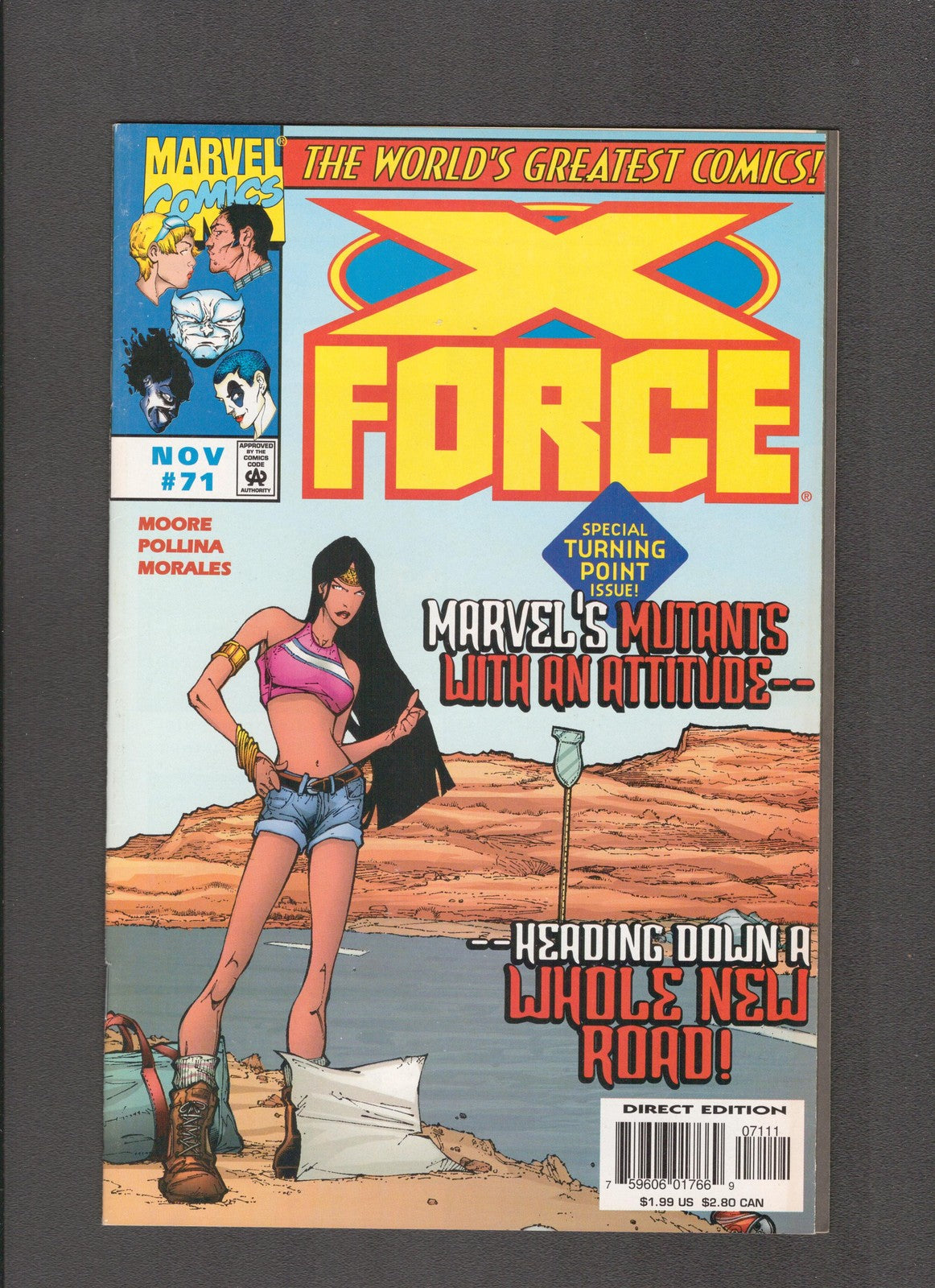 X-Force #71 (1997) Adam Pollina Marvel Comics