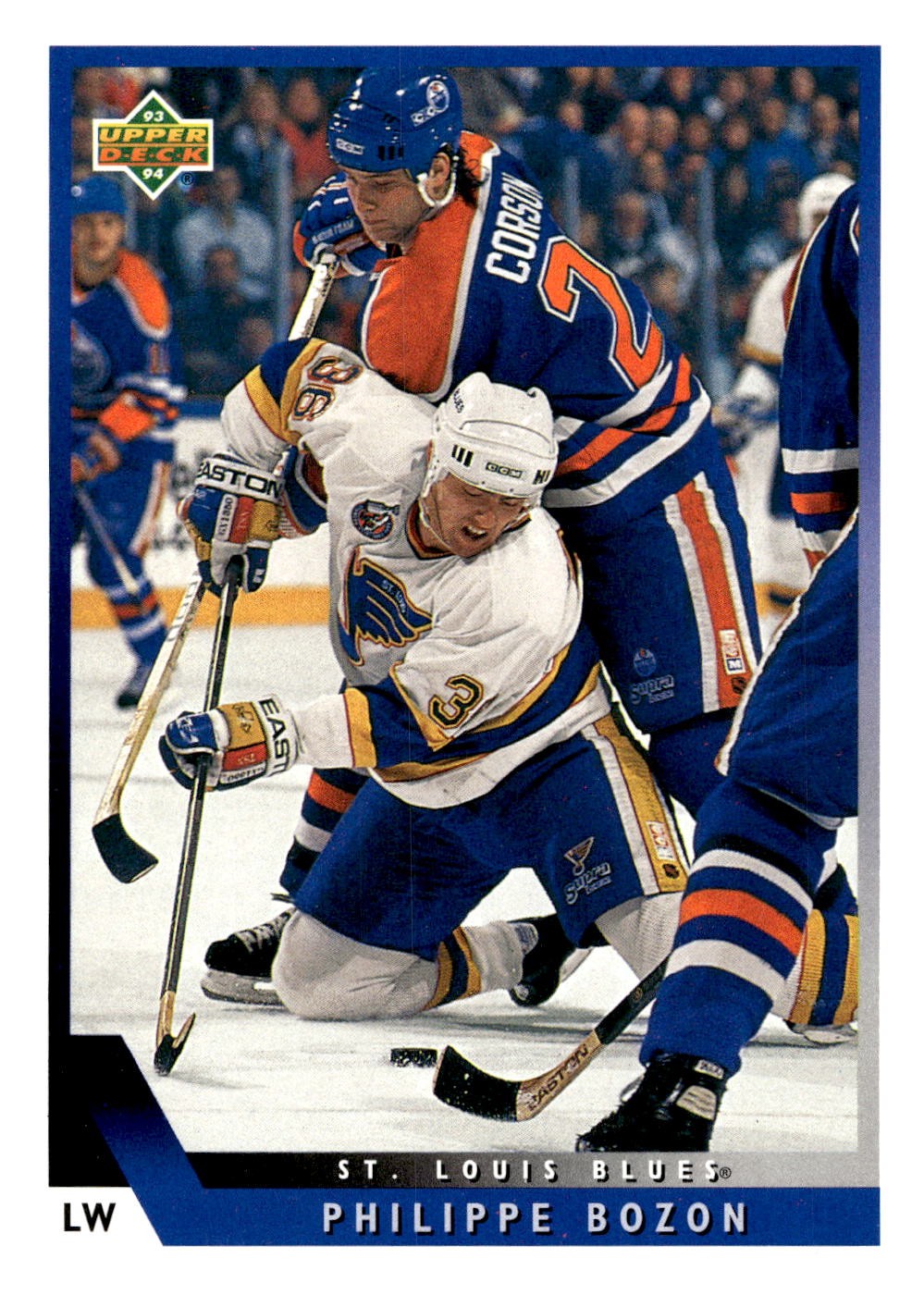 1993-94 Upper Deck #113 Philippe Bozon Hockey St. Louis Blues