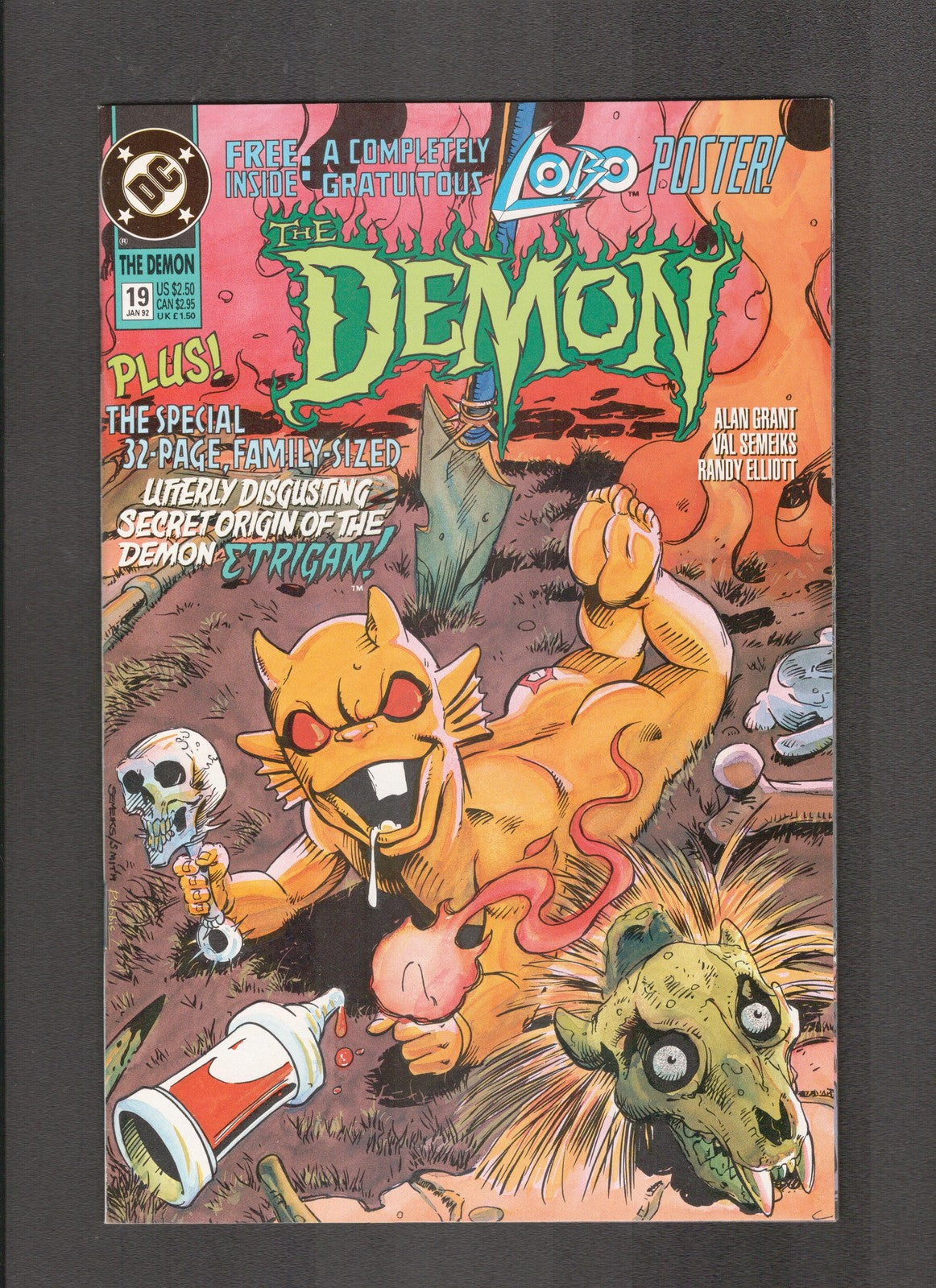 Demon #19 (1992) HIGH GRADE - Val Semieks DC Comics