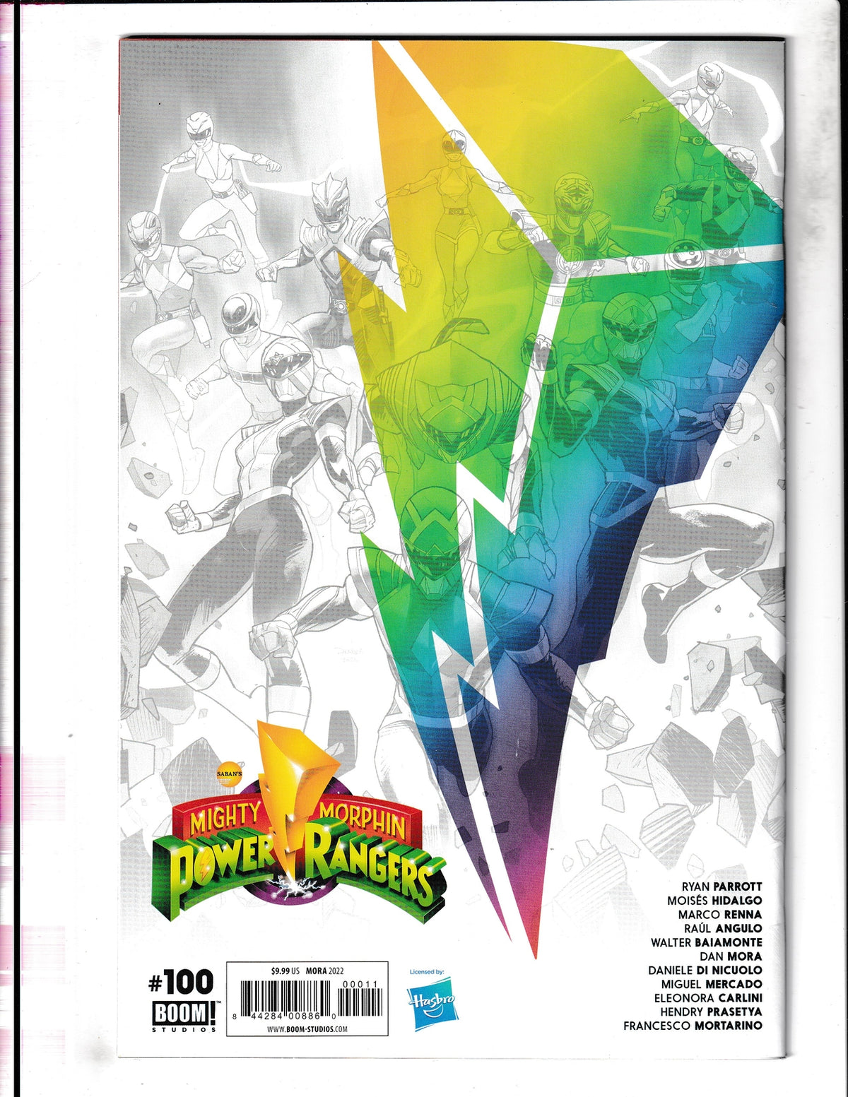 Mighty Morphin Power Rangers #100 (2022) BOOM! Comics