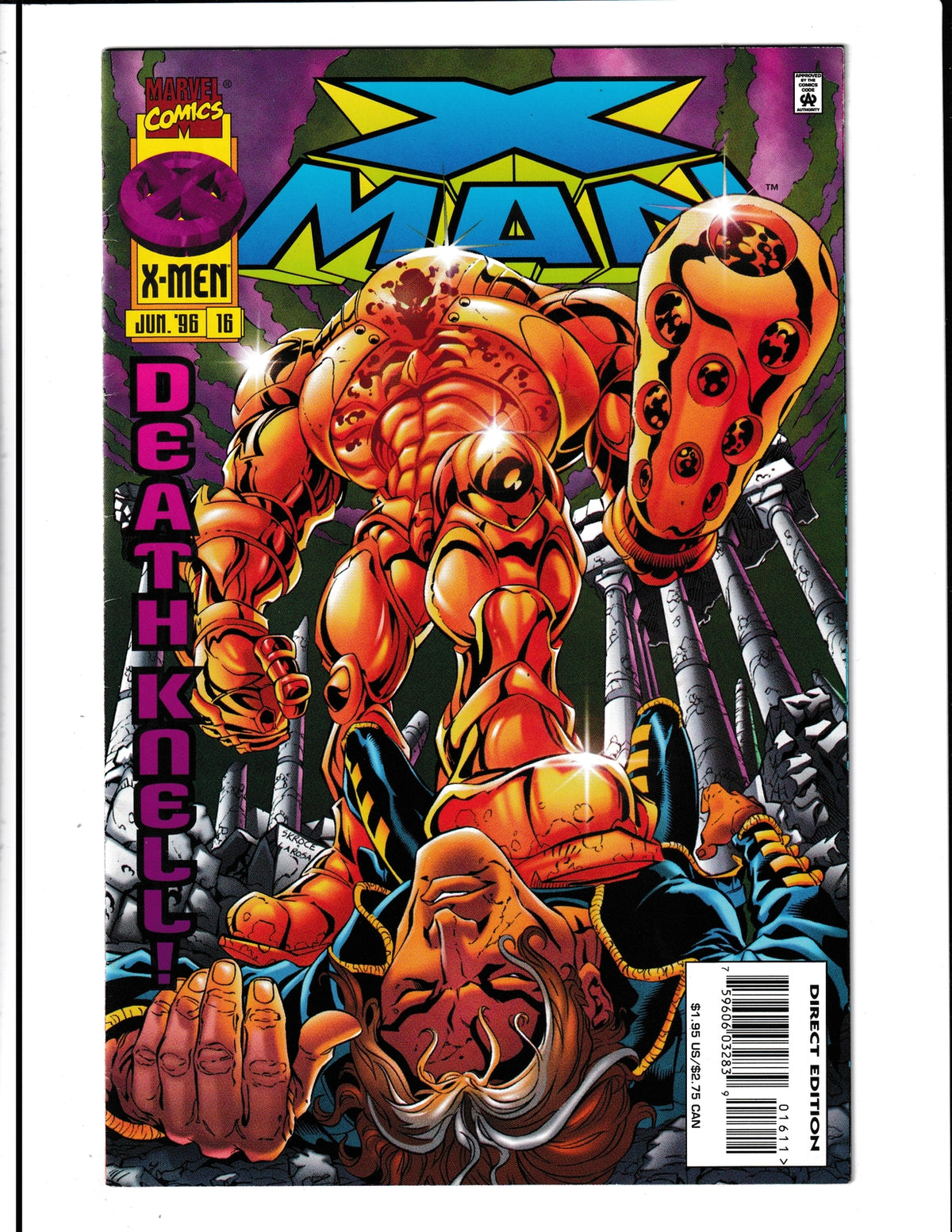 X-Man #16 (1996) Higher Grade Marvel Comics SKU:1255