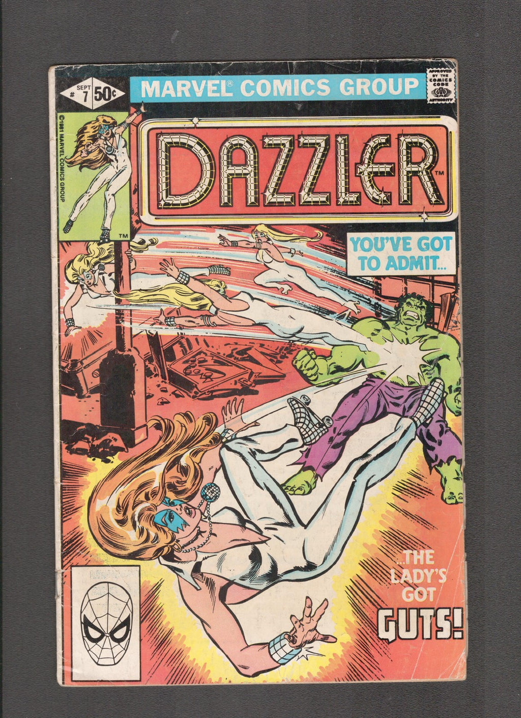 Dazzler #7 (1981) Armando Gil, Frank Springer Marvel Comics