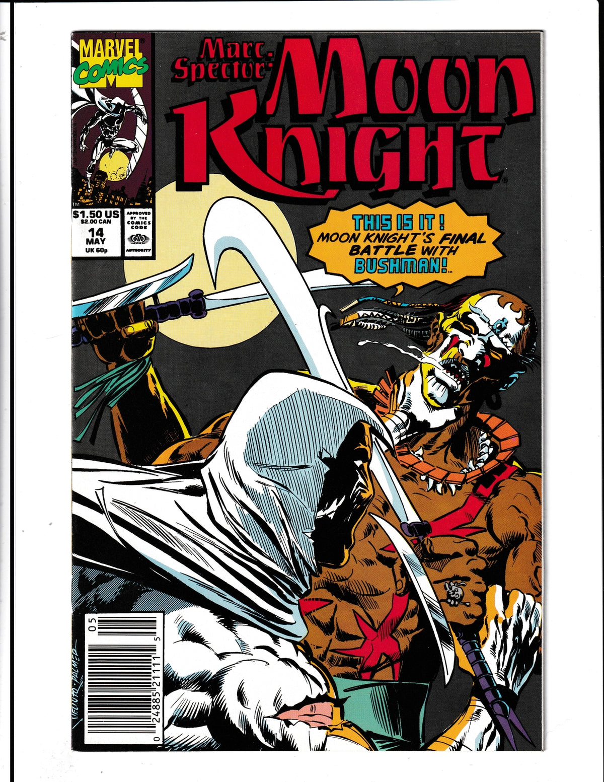 Marc Spector Moon-Knight #14 (1990) Marvel Comics