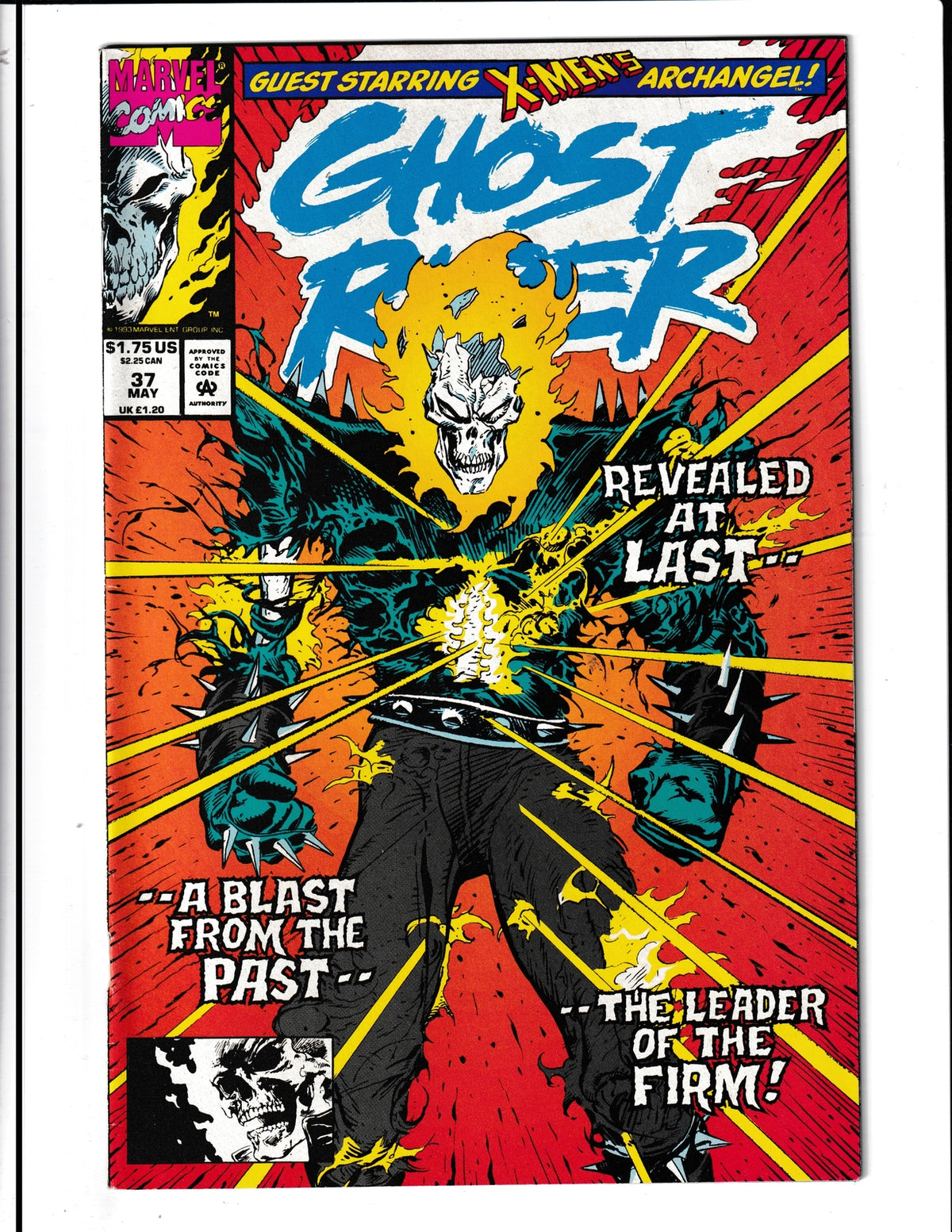 Ghost Rider #37 (1993) Higher Grade Marvel Comics