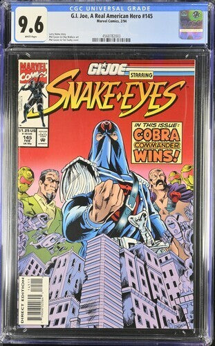 G.I. Joe: A Real American Hero #145 CGC 9.6 (1994) Graded Marvel Comics