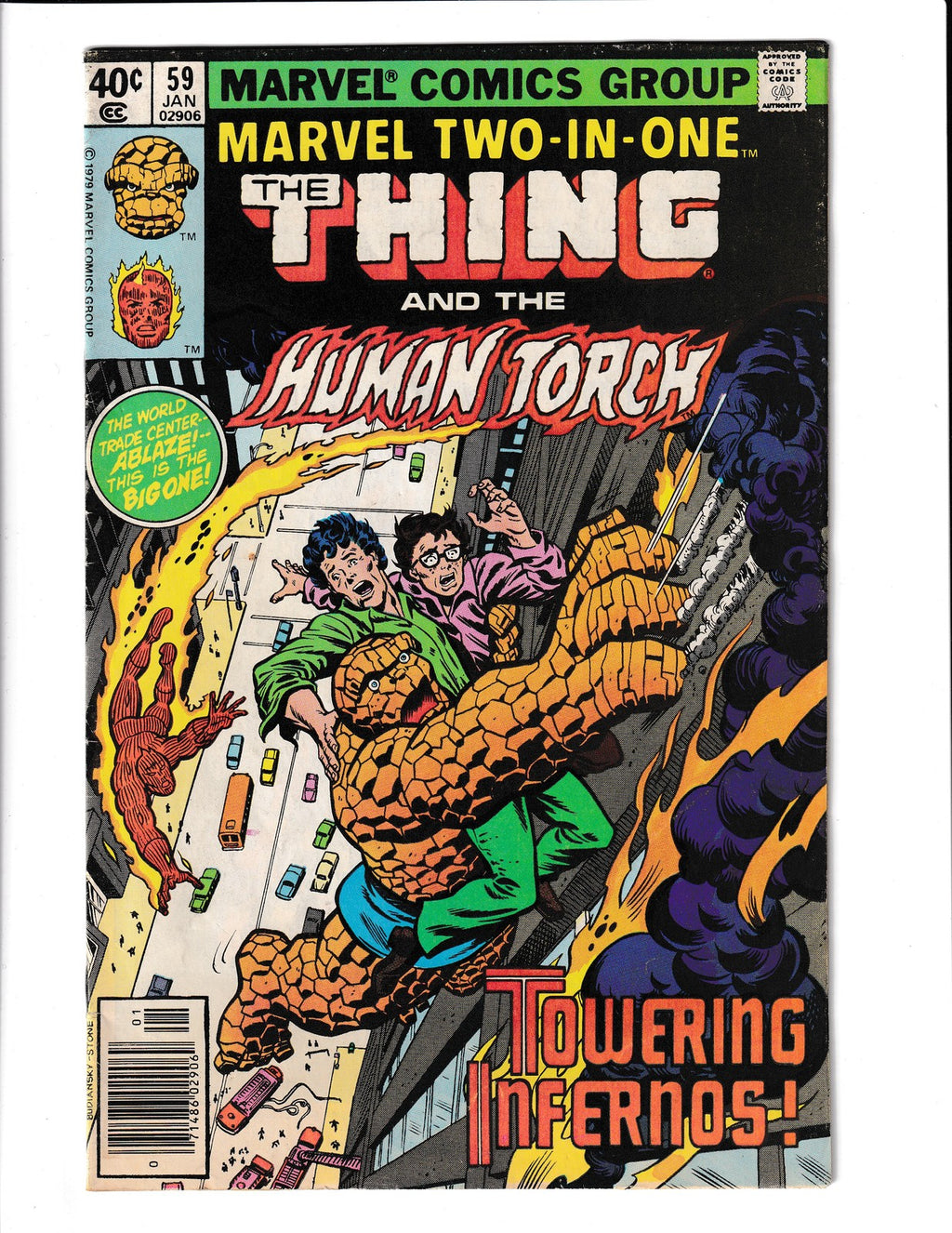 Marvel Two-in-One #59 (1980) Thing and Human Torch Marvel Comics